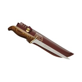 Marttiini 6in Presentation Martef Fillet Knife w/ Varnished Birch Handle