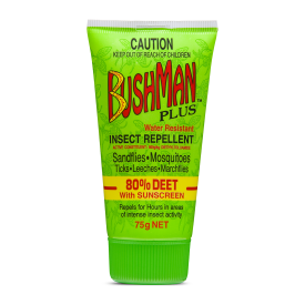 Bushman Plus Gel 75gm 80% Deet w/ Sunscreen