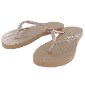 Carve Metallic Badge Ladies Thongs