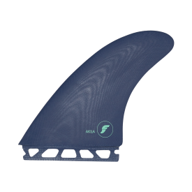 Futures Twin/Keel-Akila Aipa FG Clear Twin Fin Set Packaged