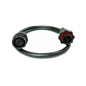Simrad / Lowrance xSonic Non-Chirp Transducer Adaptor Cable 9pin Black XDCR to 7pin Blue Plug