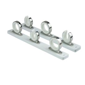 Sam Allen Rod Rack Stainless Steel Board Mounted