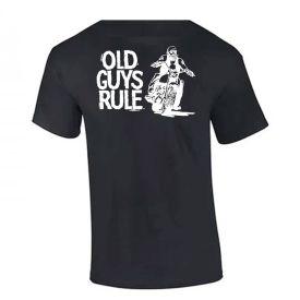 Old Guys Rule Biker Guy Tee