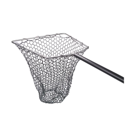 Hook Em Fishing Rubberized Standard Screw on Net - 1m Handle