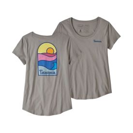 Patagonia Womens Sunset Sets Organic Scoop Tee
