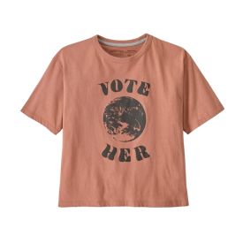Patagonia Womens Vote Her Organic Easy Cut Tee