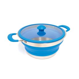 Pop Up Stainless Steel Cooking Pot 3L