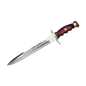 Muela Pig Hunter Coral Wood Handle Knife