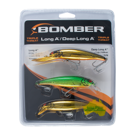 Bomber Triple Threat Long A / Deep Long A Lure Pack