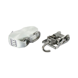 Just Straps Stainless Steel Gunwale Medium Duty Ratchet Strap