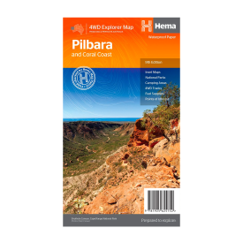 Hema Pilbara & Coral Coast Map