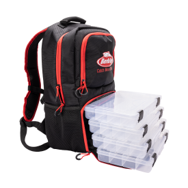 Berkley Backpack With 4 Tackle Box Fishing Bag