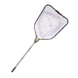Frabill Conservation Series Clear Rubber Folding Landing Net