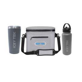 Icey Tek Soft Cooler 12 + Drink Combo