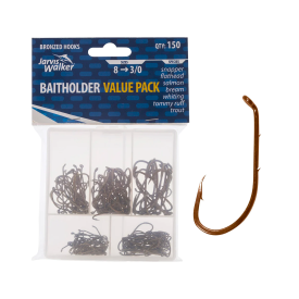 Jarvis Walker Baitholder Hooks - Assorted Sizes