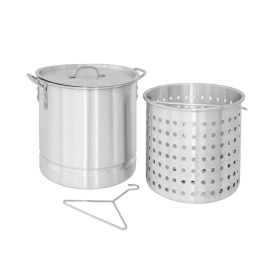 Campfire Aluminium Stockpot & Basket Set