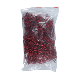 Mustad 92554NPNR Big Red Hook Bulk Pack (Reverse Auction)