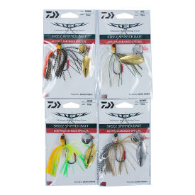 Daiwa Steez Aussie Bass Special Spinnerbait - 4 Pack (Reverse Auction)