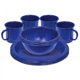 Campfire 12 Piece Enamel Dinner Set