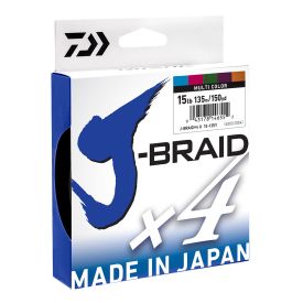 Daiwa J-Braid x4 - 500m Multi Coloured