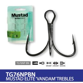 Mustad Elite Van Dam Trebles - Pre-Pack