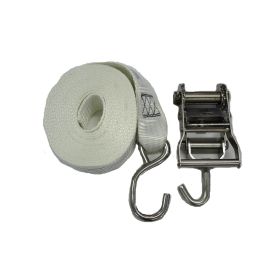 Just Straps Gunwhale Stainless Steel Medium Duty Ratchet Strap