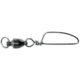 Mustad Ball Bearing Swivel w/ Welded Ring & Cross-Lock Snap