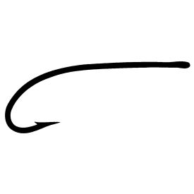 Mustad 80050BR Curved Nymph / Dry Fly Hook