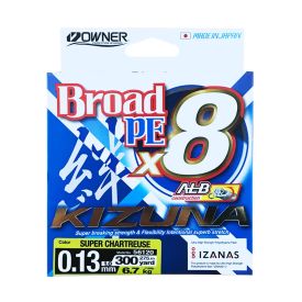 Owner Kizuna Broad PE x8 Braid - 300yd