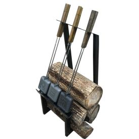 Rome Firewood & Pie Iron Rack