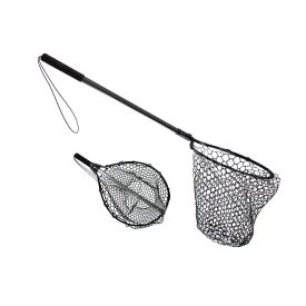 Seahorse Deluxe Sliding Handle Rubber Landing Net