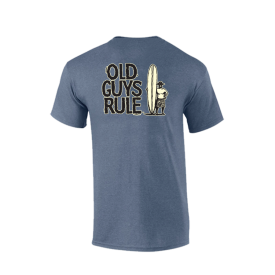 Old Guys Rule Surfer Guy Tee