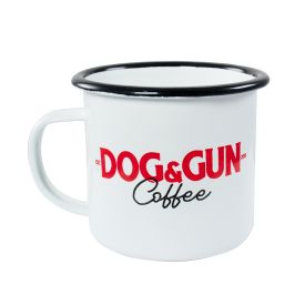 Dog & Gun Vintage Logo Enamel Mug