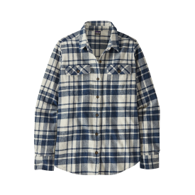 Patagonia Womens Long Sleeve Organic Cotton Midweight Fjord Flannel Shirt