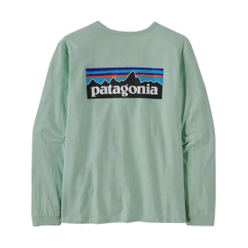Patagonia Womens Long Sleeve P-6 Logo Responsibili-Tee Shirt