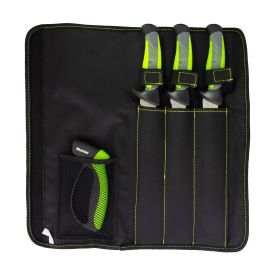 Mustad Green Series 3pc Knife Kit + Sharpener