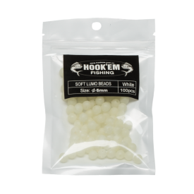 Hook Em Fishing Round Soft Lumo Beads