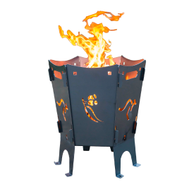 Bennetts Steel Easy Burn Flatpack Firepit
