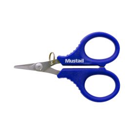 Mustad Blue Serated Braid Scissors