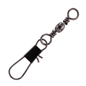 Bite Science Black Barrel Swivel Snap