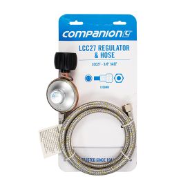 Companion LCC27 Regulator 3/8 SAE & Braided Hose