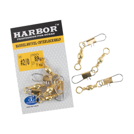 Harbor Barrel Swivel + Interlock Snap