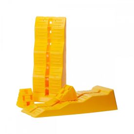 Supex Single Axle Wheel Levelling Ramp w/ Chock & Bag Set