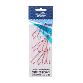 Jarvis Walker Snelled Long Shank Hook