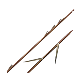 Salvimar Pacific 8mm 3 Tab & Load Double Flopper Speargun Shaft