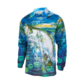 Samaki Youth Billabong Barra Long Sleeve Shirt