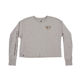 Salty Crew Womens Bruce Long Sleeve Crop Top