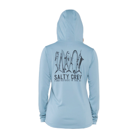 Salty Crew Womens Line Up Hooded Sunshirt