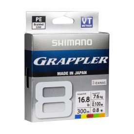 Shimano Grappler 8 Pe Braided 300m Line
