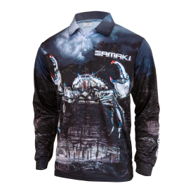 Samaki Adults Metallic Muddie Long Sleeve Shirt